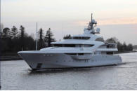 Unter ihnen ist auch die Luxusjacht Graceful, die laut Experten dem russischen Pr�sidenten Wladimir Putin geh�rt.