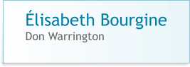 lisabeth Bourgine Don Warrington