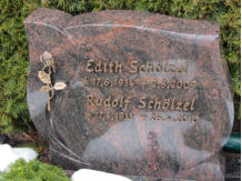 Sch�lzel, Edith * 1934, + 2009   Sch�lzel, Rudolf * 1933, + 2010 