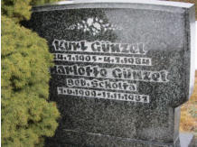 G�nzel, Charlotte (geb. Scholta) * 1909, + 1937   G�nzel, Kurt * 1905, + 1984 