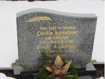 Kirschner, C�cilie (geb. Benjamin) * 1918, + 1981   Kirschner, Erich * 1912, + 1997 