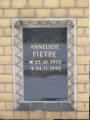 Fietze, Anneliese * 1920, + 1992 