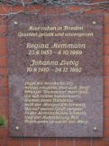 Hemmann, Regina * 1953, + 1999  Liebig, Johanna * 1910, + 1992 