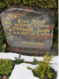 Jank, Elfriede * 1925, + 2002   Jank, Karl * 1915, + 1996 