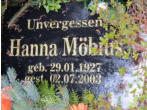 M�bius, Hanna * 1927, + 2003 