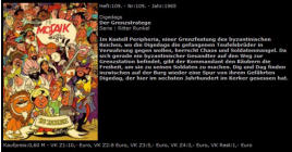 Die Strafakte Digedag aus dem Jahr 519 befindet sich im Karteiregal D in der Abteilung XI/St-0815(M). Andere Regale im Burgarchiv von Peripheria tragen die Bezeichnungen E, M VII, O IX, T und A II. 