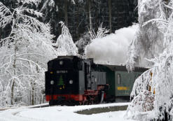 Auf die Kipsdorfer Bimmel kommen im Winter besondere Herausforderungen zu. Die grte ist die, nicht in einer Schneewehe zwischen Rabenauer Grund und Bahnhof Kipsdorf stecken zu bleiben.