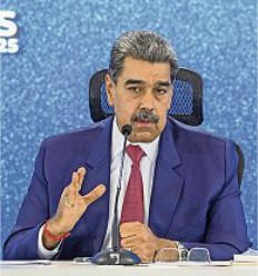 Kampflustig: Venezuelas Staatschef Nicolás Maduro (62). Imago Kampflustig: Venezuelas Staatschef Nicolás Maduro (62). Imago